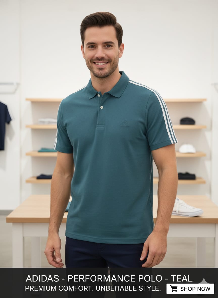 Adidas - Performance  Polo  (Blue)