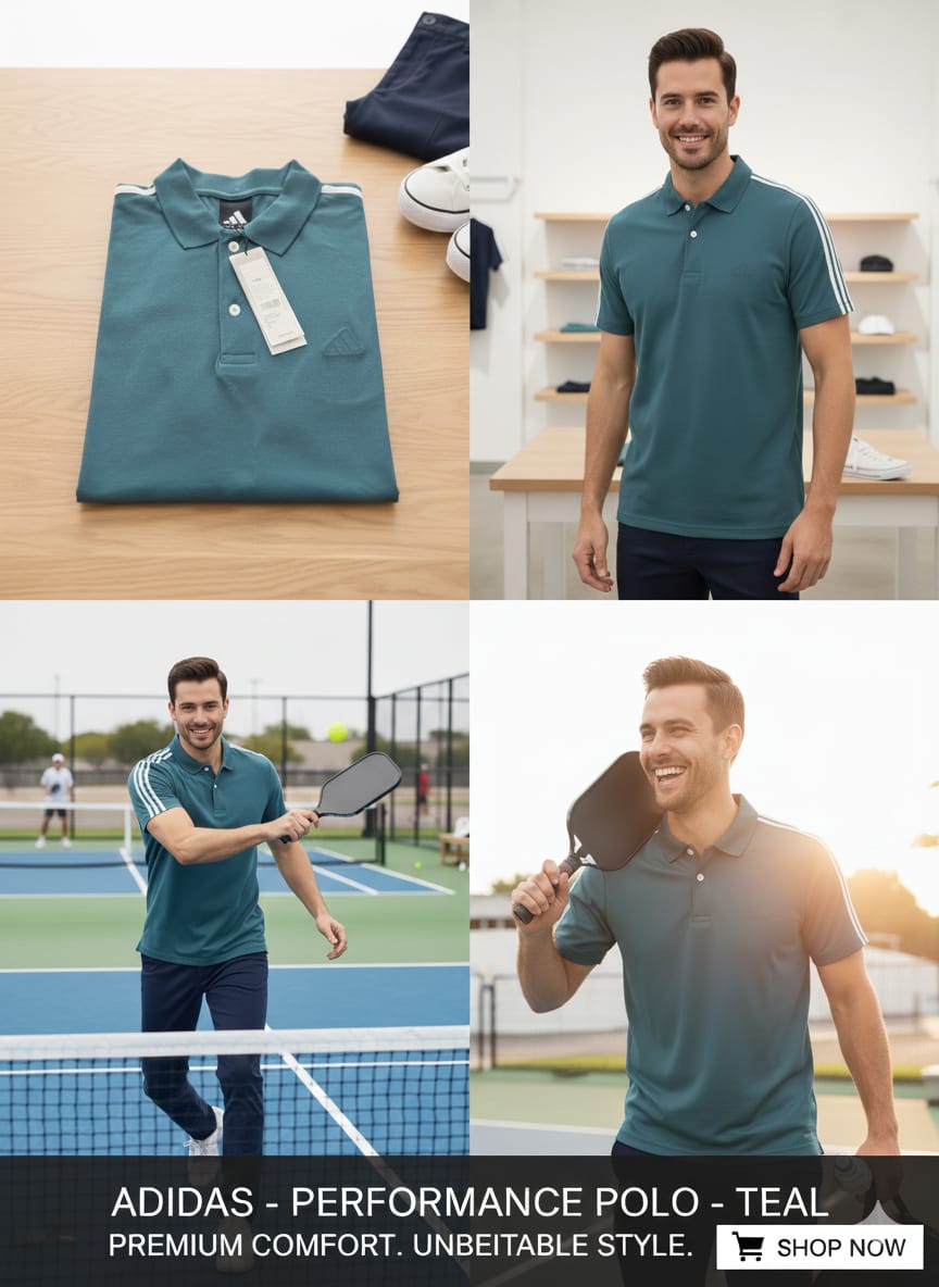 Adidas - Performance  Polo  (Blue)